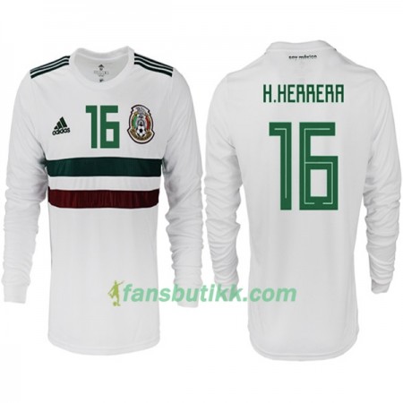 Fotball-VM 2018 Mexico drakt H.HERRERA 16 Bortetrøye Langermet